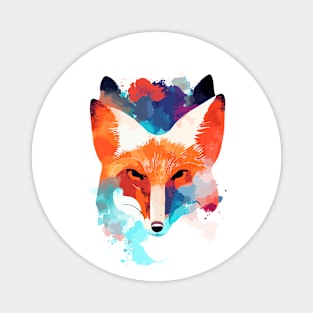 Red Fox Wild Nature Animal Colors Art Magnet